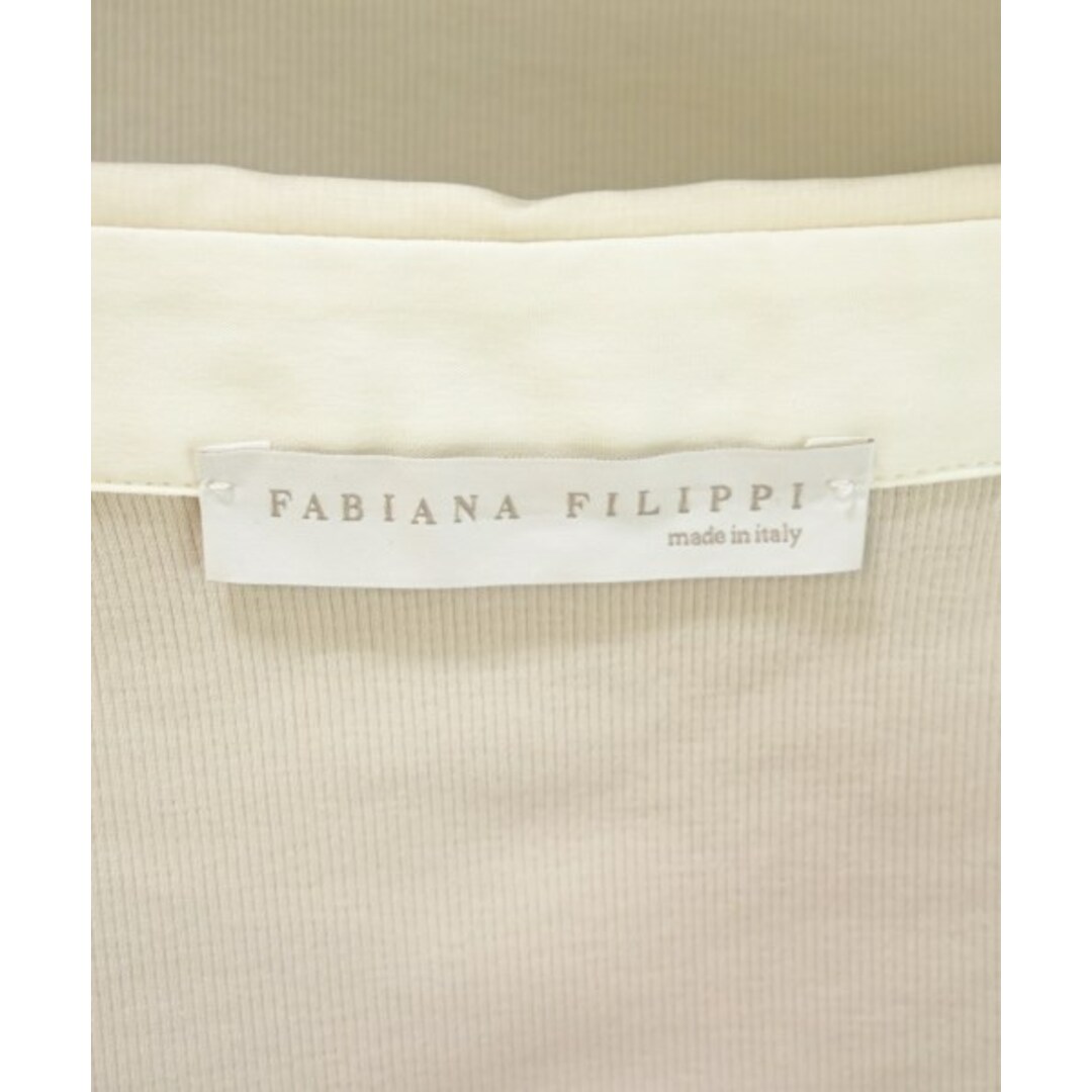 【★完売必至★】fabiana filippi ☆ シルク ポロシャツ FABIANA FILIPPI ファビアナフィリッピ ポロシャツ S ベージュ