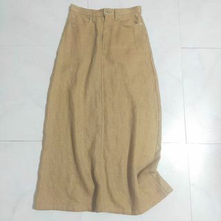 アパルトモンドゥーズィエムクラス(L'Appartement DEUXIEME CLASSE)のユニオンランチ　UNION LAUNCH Linen Maxi Skirt(ロングスカート)
