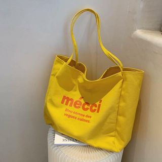 【並行輸入】ロゴキャンバス トートバッグ カラーバッグ(トートバッグ)