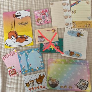 ⑦こげぱん他色々メモ帳用紙　平成レトロ　まとめ売り