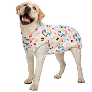 【並行輸入】大型犬 ペット 術後服 傷舐め防止(犬)