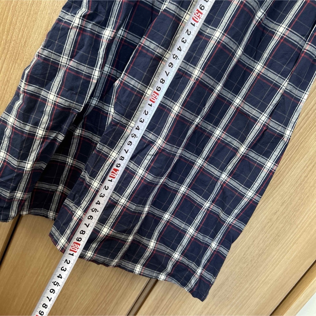 160ラブラビLOVERABBY肩出しレイヤードシャツワンピース キッズ/ベビー/マタニティのキッズ服女の子用(90cm~)(ワンピース)の商品写真