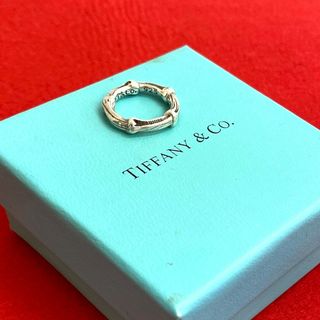 ティファニー(Tiffany & Co.)の極 美品 TIFFANY&Co. ティファニー ヴィンテージ バンブー シルバー925 リング 指輪 アクセサリー 5号 シルバー 37343(リング(指輪))