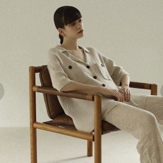 トゥデイフル(TODAYFUL)のTODAYFUL オーバーシャツニット 春夏 カーディガン　サマーニット(カーディガン)