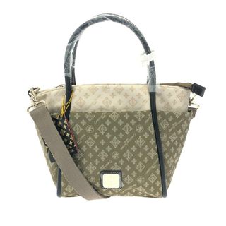 未使用品 CHRISTIAN OLIVIER クリスチャンオリビエ 2WAYトート 2WAYバッグ   グリーン 撥水ジャガード レディース モノグラム　240001154444(ショルダーバッグ)