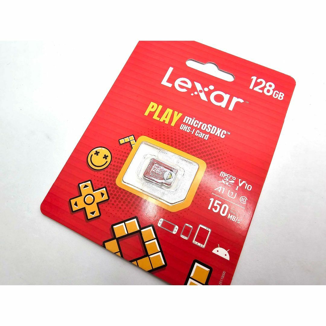 Lexar(レキサー)のLexar PLAY 128GB microSDXC 最大150MB 正規品 スマホ/家電/カメラのPC/タブレット(PC周辺機器)の商品写真