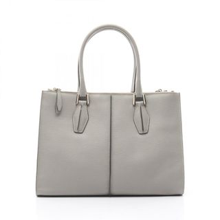トッズ(TOD'S)のトッズ TOD'S Dスタイリング トートバッグ バッグ レザー レディース グレー系 【中古】(トートバッグ)