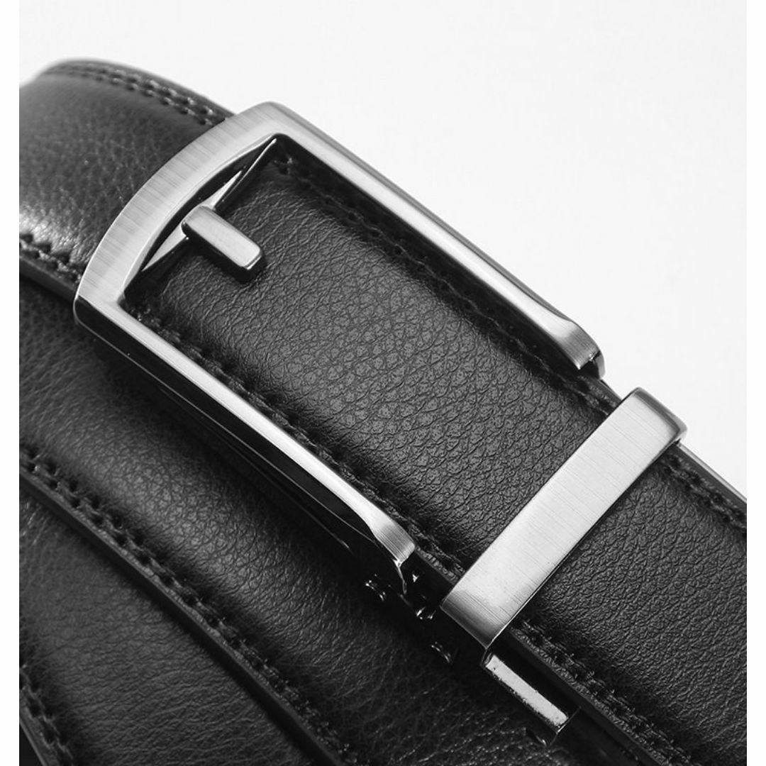 ♥即購入OK♥新品★シンプルステッチ牛革ベルト★黒ブラック/120cm メンズの時計(腕時計(アナログ))の商品写真
