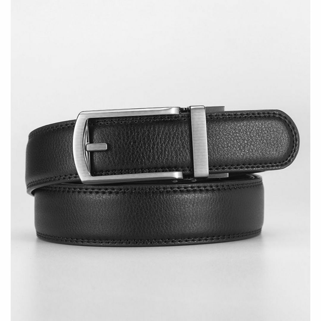 ♥即購入OK♥新品★シンプルステッチ牛革ベルト★黒ブラック/120cm メンズの時計(腕時計(アナログ))の商品写真
