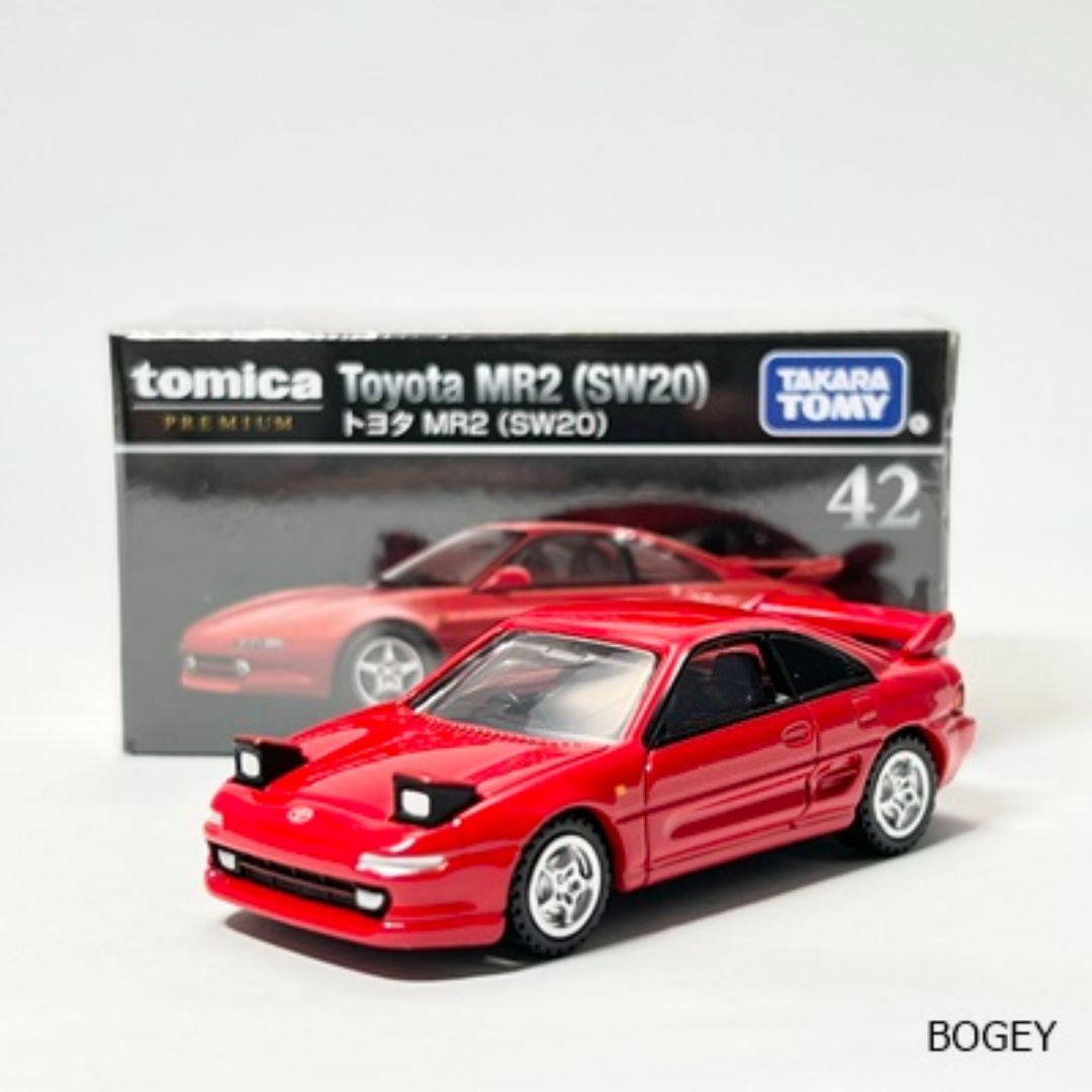 Takara Tomy(タカラトミー)の【未開封】タカラトミー トミカプレミアム 42 トヨタ MR2 (SW20) 箱 エンタメ/ホビーのおもちゃ/ぬいぐるみ(ミニカー)の商品写真