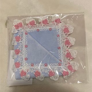 近沢レース　スヌーピー　ハンカチ　ブルー(ハンカチ)