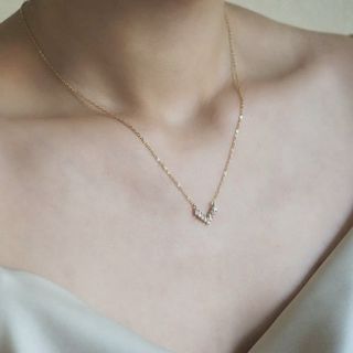 エテ(ete)の【n88】zirconia necklace 18kgp(ネックレス)
