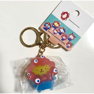 ポムポムプリン サンリオ 万博 ミャクミャク マスコット クリア キーホルダー(キャラクターグッズ)