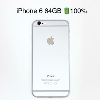 アイフォーン(iPhone)のiPhone 6 64GB シルバー　　　　　T-552(スマートフォン本体)