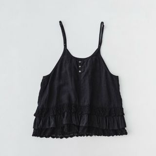 ネストローブ(nest Robe)のネストローブ　リネンレースヘムキャミソール(キャミソール)