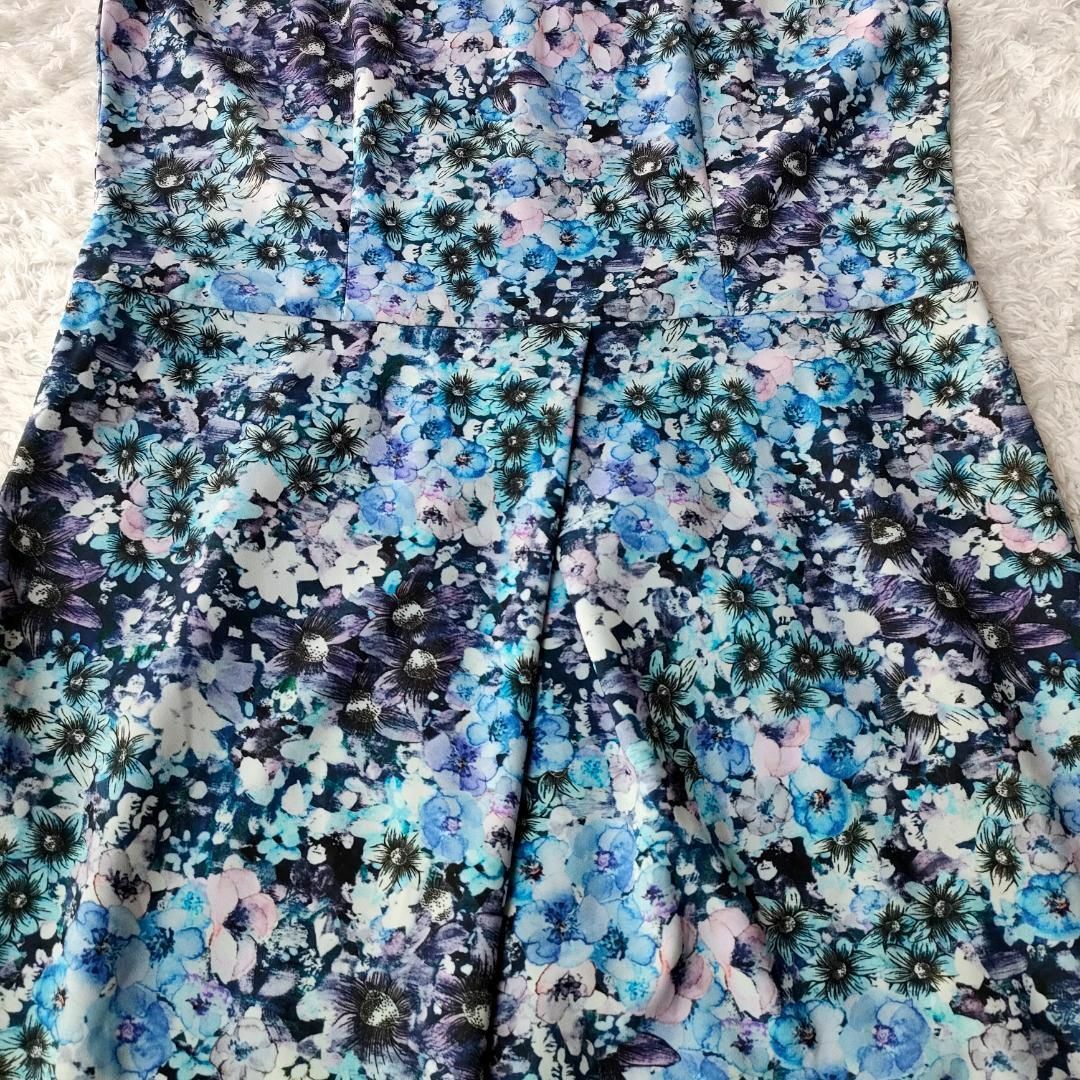 SONIA RYKIEL(ソニアリキエル)の美品 SONIA RYKIEL ソニアリキエル 花柄 ワンピース 40 L 膝丈 レディースのワンピース(ひざ丈ワンピース)の商品写真