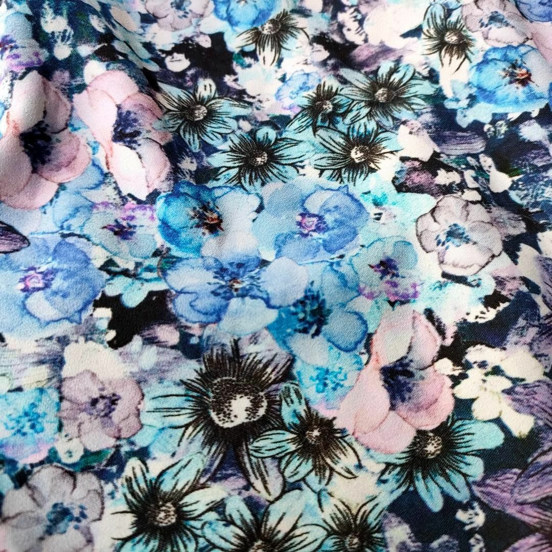 SONIA RYKIEL(ソニアリキエル)の美品 SONIA RYKIEL ソニアリキエル 花柄 ワンピース 40 L 膝丈 レディースのワンピース(ひざ丈ワンピース)の商品写真