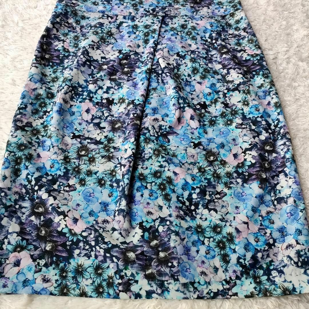 SONIA RYKIEL(ソニアリキエル)の美品 SONIA RYKIEL ソニアリキエル 花柄 ワンピース 40 L 膝丈 レディースのワンピース(ひざ丈ワンピース)の商品写真