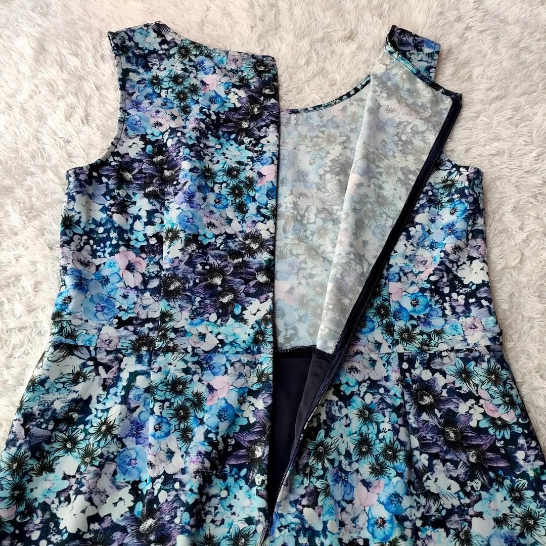 SONIA RYKIEL(ソニアリキエル)の美品 SONIA RYKIEL ソニアリキエル 花柄 ワンピース 40 L 膝丈 レディースのワンピース(ひざ丈ワンピース)の商品写真