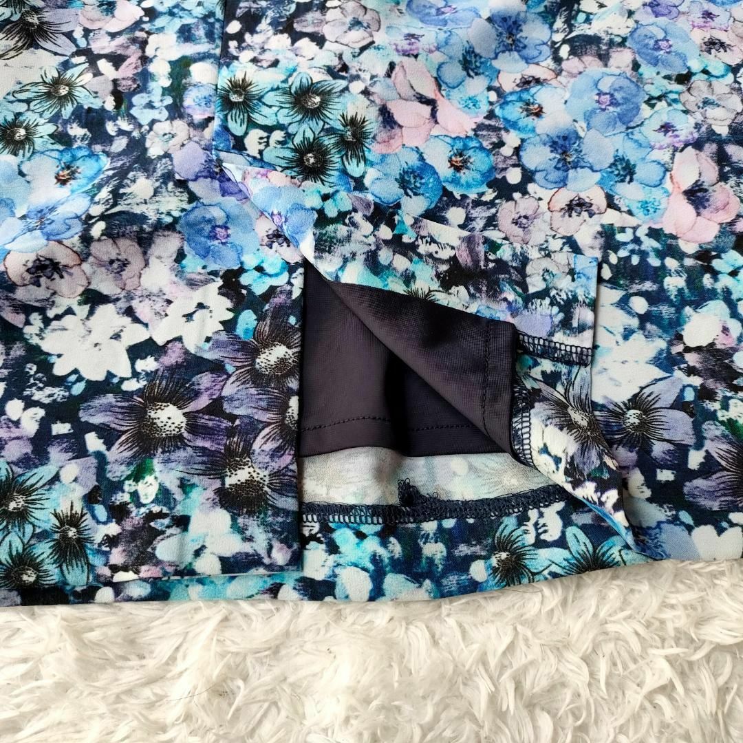 SONIA RYKIEL(ソニアリキエル)の美品 SONIA RYKIEL ソニアリキエル 花柄 ワンピース 40 L 膝丈 レディースのワンピース(ひざ丈ワンピース)の商品写真