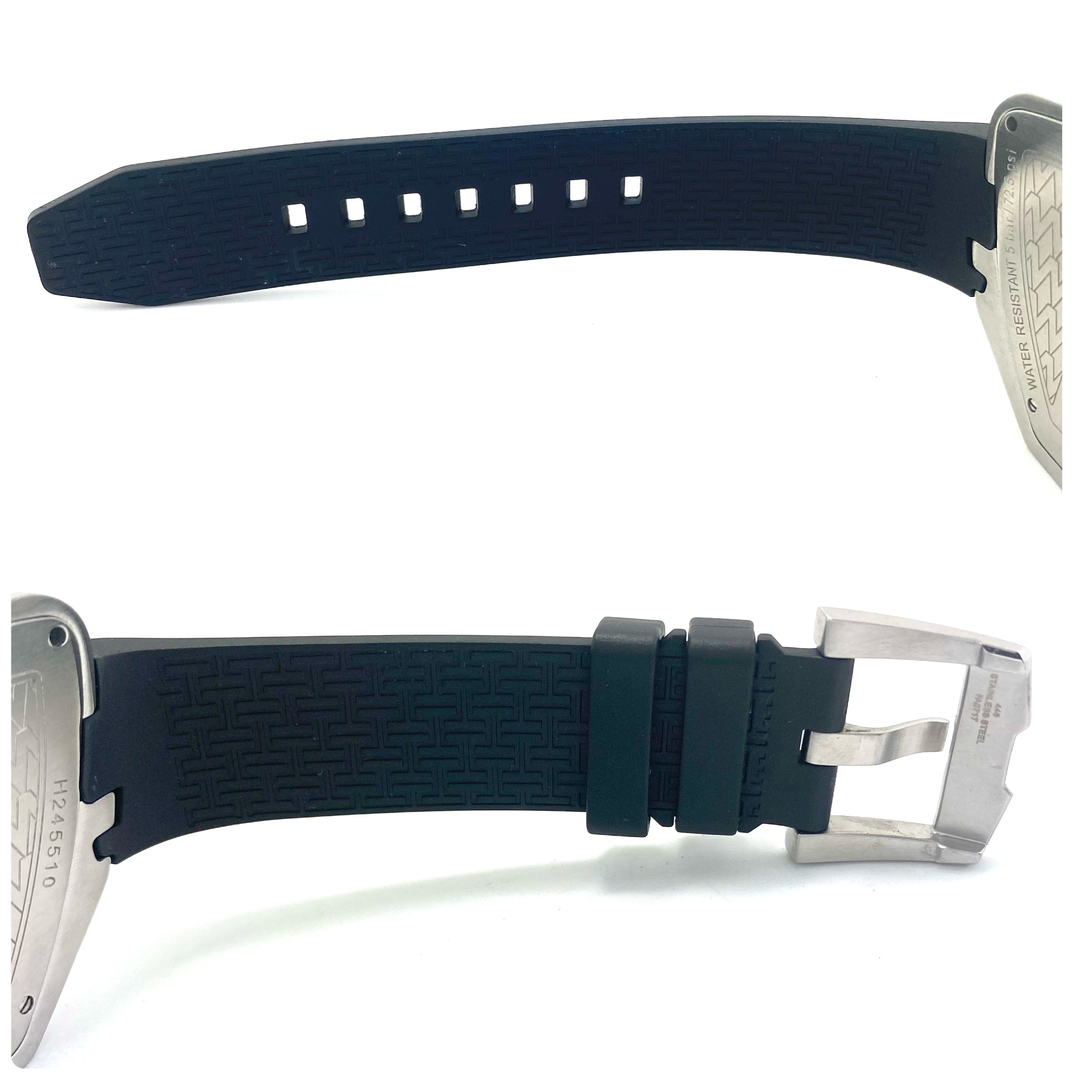 Hamilton(ハミルトン)の【美品・希少】中古 腕時計 メンズ ハミルトン HAMILTON ベンチュラ エルヴィス ELVIS80 クォーツ H24551331 H245510 クォーツ 黒 デイト表示 樹脂ベルト メンズの時計(腕時計(アナログ))の商品写真