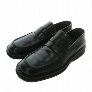 グッチ(GUCCI)のグッチ コインローファー ビジネスシューズ レザー 8.5 27.5cm 黒(ドレス/ビジネス)