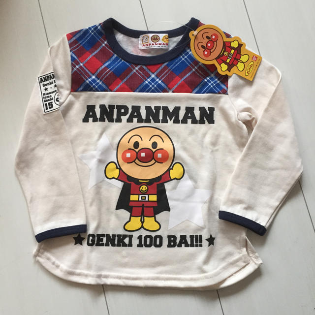 BANDAI(バンダイ)の新品♡アンパンマン💗ロンT キッズ/ベビー/マタニティのキッズ服男の子用(90cm~)(Tシャツ/カットソー)の商品写真