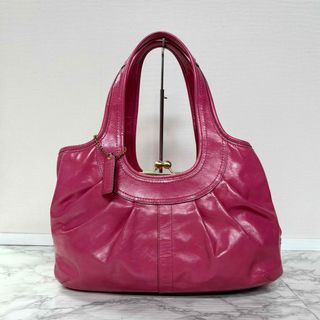 コーチ(COACH)のCoach Ergo Pleated Frame Kiss Rock Bag(ハンドバッグ)