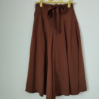 chocol raffine robe - ショコラフィネローブ ブラウン ガウチョパンツ リボン付き F