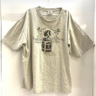 【中古】Harley Davidson Tｼｬﾂ半袖 2XL グレー　ハーレーダビッドソン[92][249008268800](その他)