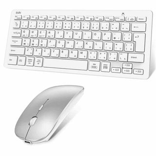 【数量限定】Ewin 日本語配列 キーボード ワイヤレス マウスセット blue(PC周辺機器)