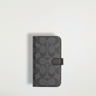 コーチ COACHのiPhone 14 PRO ケース フォリオ・シグネチャー 