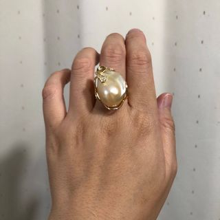 淡水パール　真珠　バロック　指輪　リング