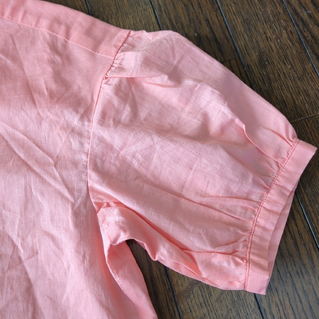 DHC(ディーエイチシー)のDHC 半袖シャツ ピンクオレンジ サイズ9 レディースのトップス(シャツ/ブラウス(半袖/袖なし))の商品写真