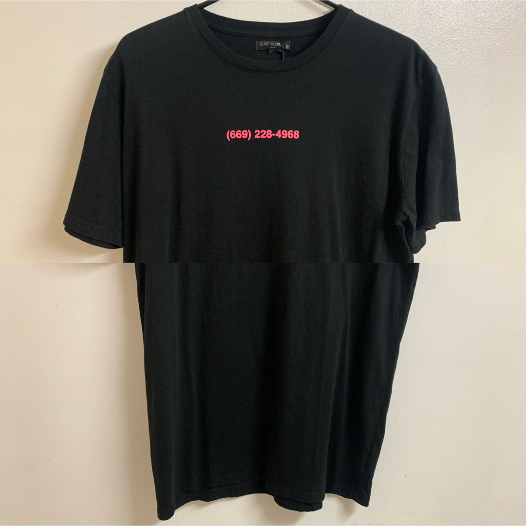 SURF IS DEAD サーフイズデッド 未使用 USA製 CALL ME T メンズのトップス(Tシャツ/カットソー(半袖/袖なし))の商品写真