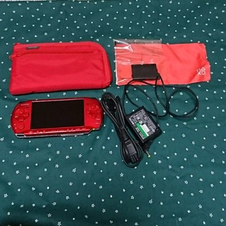 ソニー(SONY)のPSP-3000 RED(携帯用ゲーム機本体)