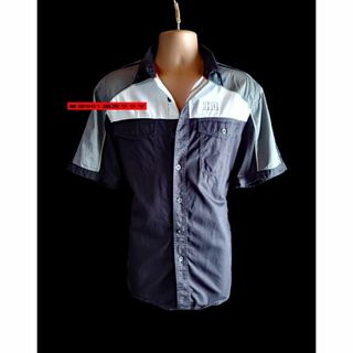Harley Davidson - 美品 HARLEY-DAVIDSON 半袖ワークシャツ ハーレーダビッドソン M