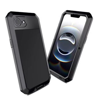 iPhone 16e 防水防塵耐衝撃強化ガラス付アルミケース/ワイヤレス充電対応(iPhoneケース)