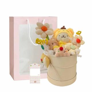 花束 ぬいぐるみ花束 バケツ人形の花束 花束ギフト可愛いぬいぐるみ 人気 贈り物(その他)