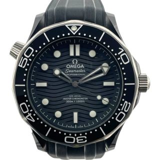 オメガ(OMEGA)の　オメガ OMEGA シーマスターダイバー300Mコーアクシャル マスター クロノメーター 210.92.44.20.01.001 ブラック セラミック×ラバーベルト 自動巻き メンズ 腕時計(その他)