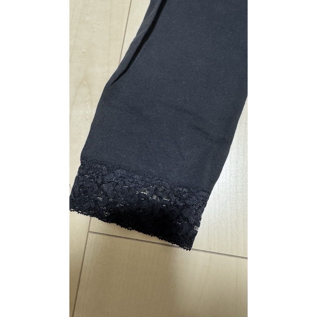 UNIQLO(ユニクロ)の【UNIQLO】レギンス2点セット 黒 レディースのレッグウェア(レギンス/スパッツ)の商品写真