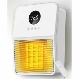 【人気商品】ヒーター 壁掛け 電気ファンヒーター【ECOモード・2秒速暖 ・パワ(その他)