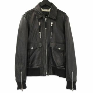 ディーゼルブラックゴールド(DIESEL BLACK GOLD)のディーゼルブラックゴールド レザージャケット 裏キルティング 71012985(レザージャケット)
