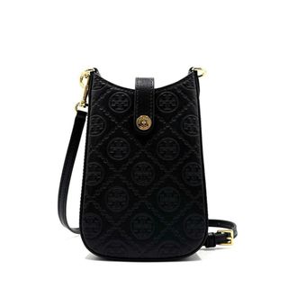 Tory Burch - TORY BURCH トリーバーチ ショルダーバッグ 総柄 ロゴ 斜め掛け クロスボディ レディース ブラック