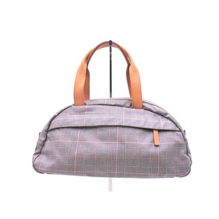ツモリチサト(TSUMORI CHISATO)のTSUMORI CHISATO ツモリチサト チェック ハンド バッグ ベージュｘグレー ■■ レディース(ハンドバッグ)