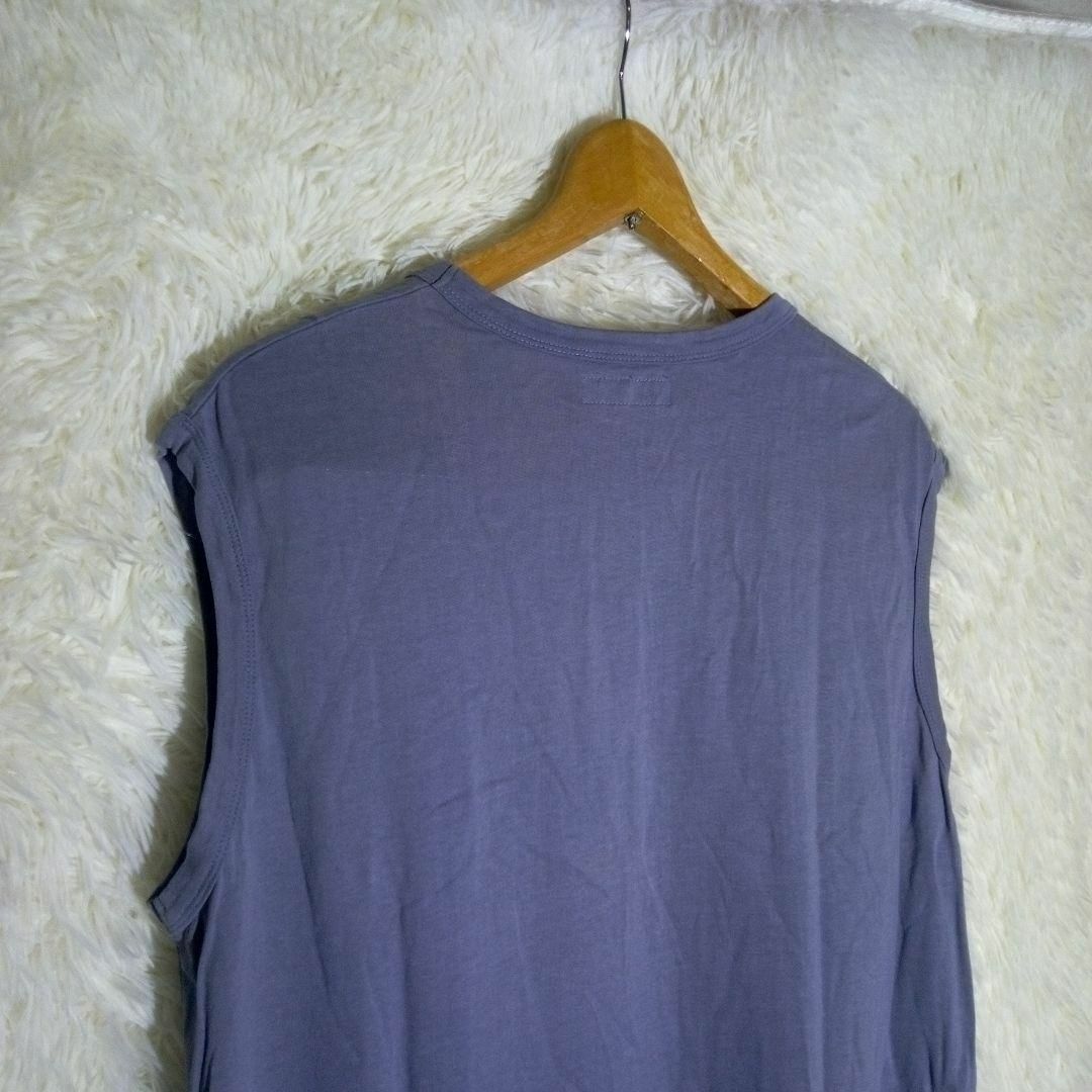 ORDINARY FITS(オーディナリーフィッツ)のオーディナリーフィッツ【0】ノースリーブ ロングカットソーワンピース 綿 グレー レディースのワンピース(ロングワンピース/マキシワンピース)の商品写真