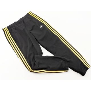 アディダス(adidas)のadidas originals アディダスオリジナルス スリーストライプス トラック パンツ sizeS/黒ｘ黄 ■■ メンズ(その他)