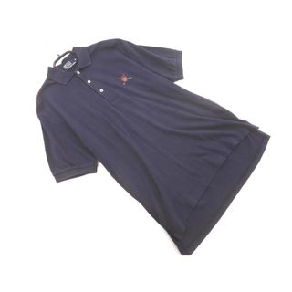ラルフローレン(Ralph Lauren)のPOLO RALPH LAUREN ポロ ラルフローレン ポロシャツ sizeM/紺 ■◆ メンズ(ポロシャツ)