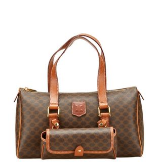 セリーヌ(CELINE)のセリーヌ マカダム ハンドバッグ PVC レディース CELINE 【1-0216867】(ハンドバッグ)