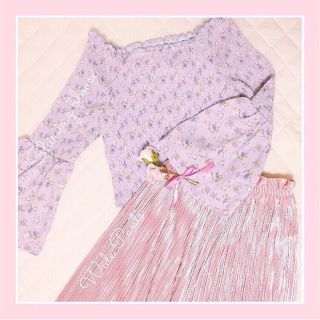 ウィゴー(WEGO)の小花柄オフショルブラウス♡wego(シャツ/ブラウス(長袖/七分))